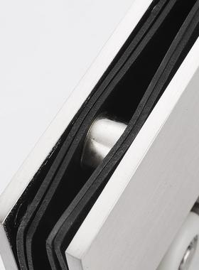 玻璃移门吊轮厨房卫生间无框玻璃推拉门滑轮吊轨滑轮吊门轨道滑轮