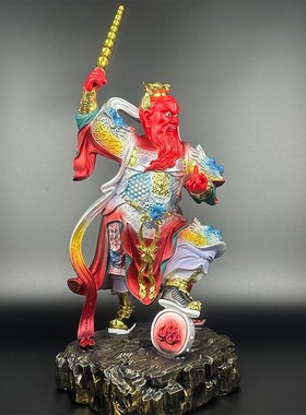 王灵官神像树脂家用供奉王天君火神菩萨都天大灵官T法相工艺品摆