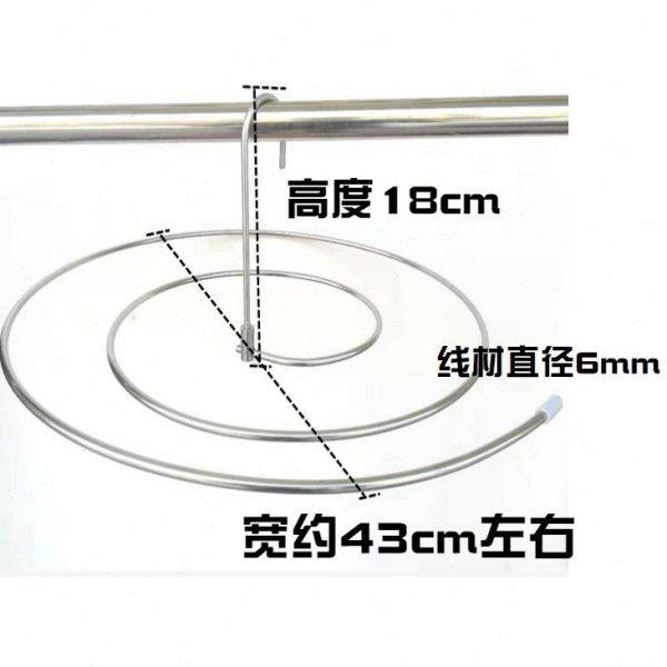 304不锈钢实心螺旋式晒被子创意家用晾衣架阳台凉圆形蜗牛旋转式,淘宝优惠券,粉丝福利购,淘宝优惠卷
