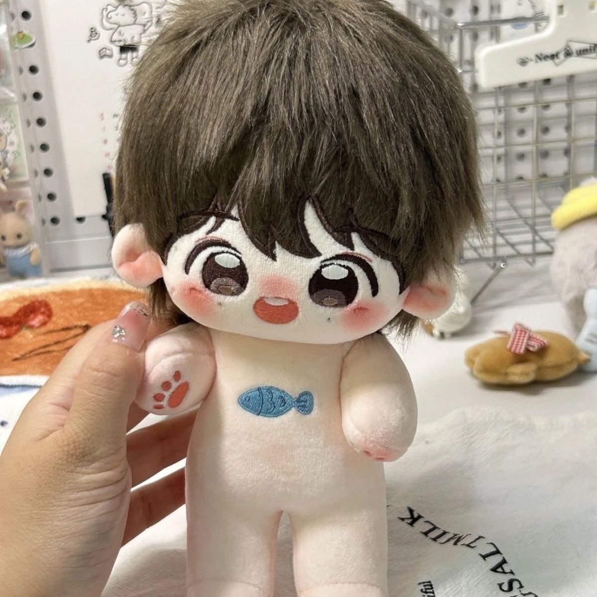 原创渝丸丸逆爱梓渝棉花娃娃20cm可爱明星周边玩偶公仔送朋友礼物 - 图2