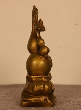 铜五福临门葫芦摆件 葫芦新房客厅玄关酒柜乔迁新居礼品