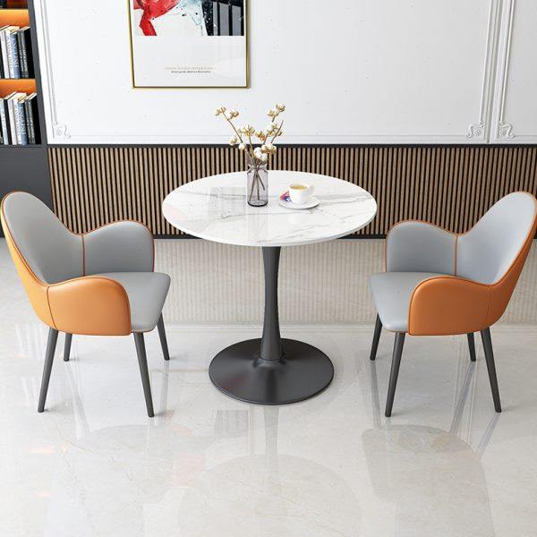 商务接待洽谈桌椅组合一桌二椅岩板小圆桌两椅三件套阳台休闲桌椅,淘宝优惠券,粉丝福利购,淘宝优惠卷