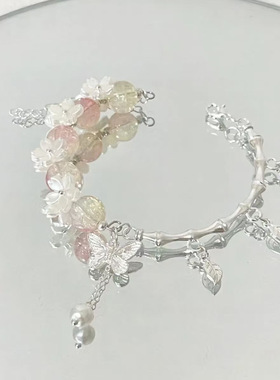 小众设计高级手链高颜值樱花新款