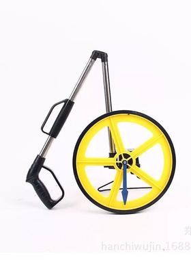 手推式机械计米仪数显测距轮滚轮车轮式测亩仪机械测距轮