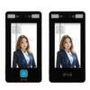 7-inch residential face recognition access control system, time and attendance all-in-one machine, facial recognition punch-in, office glass door smart lock