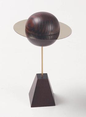 轻奢家居软装摆件客厅办公室样板房客厅玄关小行星创意金属装饰品