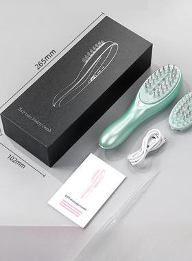 EMS微电流电动按摩梳头疗仪直发梳健发梳保健梳子电动按摩器