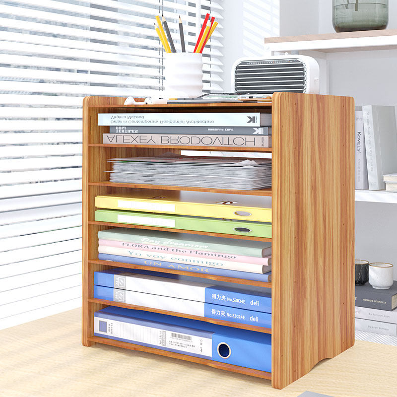 桌面文件架办公桌多层横向式a4收纳盒桌J上立式移动置物架三层书,淘宝优惠券,粉丝福利购,淘宝优惠卷