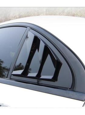 15-19奔驰新C级C200LC260LC180L改装百叶窗后窗装饰装饰贴外饰