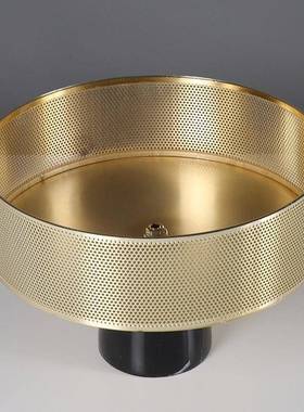 现代轻奢创意金色金属花瓶家居摆件售楼部样板房间软装饰品摆设品