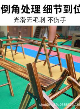 幼儿园户外儿童攀爬梯架子感统平衡训练组合碳化木质教具安吉游戏