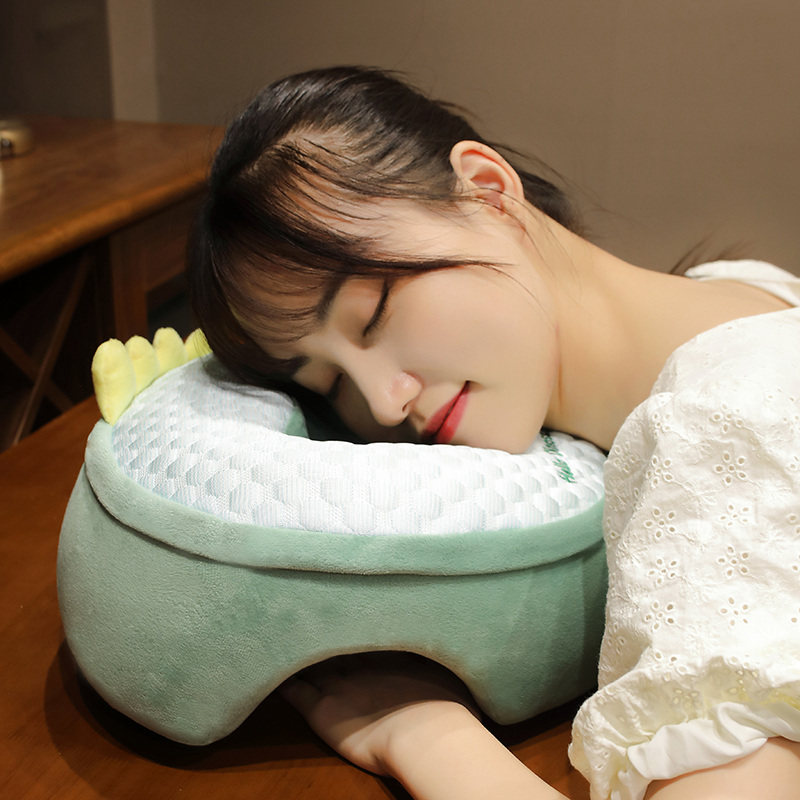 镂空加高办公室午睡枕学生教室午休趴桌子枕头专用趴趴枕夏季冰丝,淘宝优惠券,粉丝福利购,淘宝优惠卷