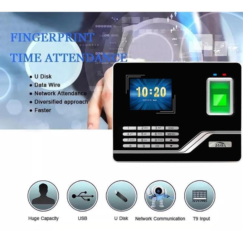 Fingerprint attendance machine networked TCPIP network fingerprint machine clock-in and attendance machine work sign-in machine