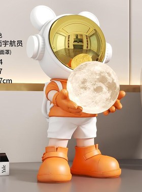 宇航员小夜灯创意摆件轻奢高级感客厅装饰品太空人生日礼物送男友