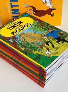 丁丁历险记系列黄盒装23册