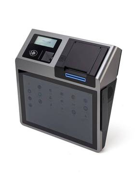 智能卧式收银机GMS10.1桌面收银机安卓11刷卡扫码打印小票一体机