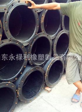 大口径钢丝输水胶管供应钢丝骨架夹布输水胶管河道吸沙橡胶胶管