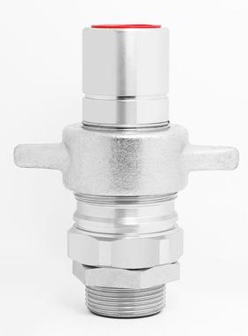 螺纹紧锁式液压快速接头L3耐用快插高压防腐液压油管防泄漏