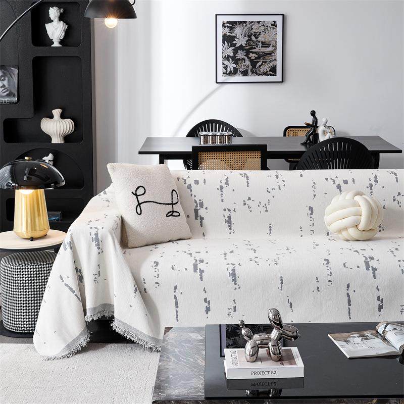 雪尼尔沙发盖布巾现代简约四季通用沙发套罩布法式全盖防滑一片式,淘宝优惠券,粉丝福利购,淘宝优惠卷