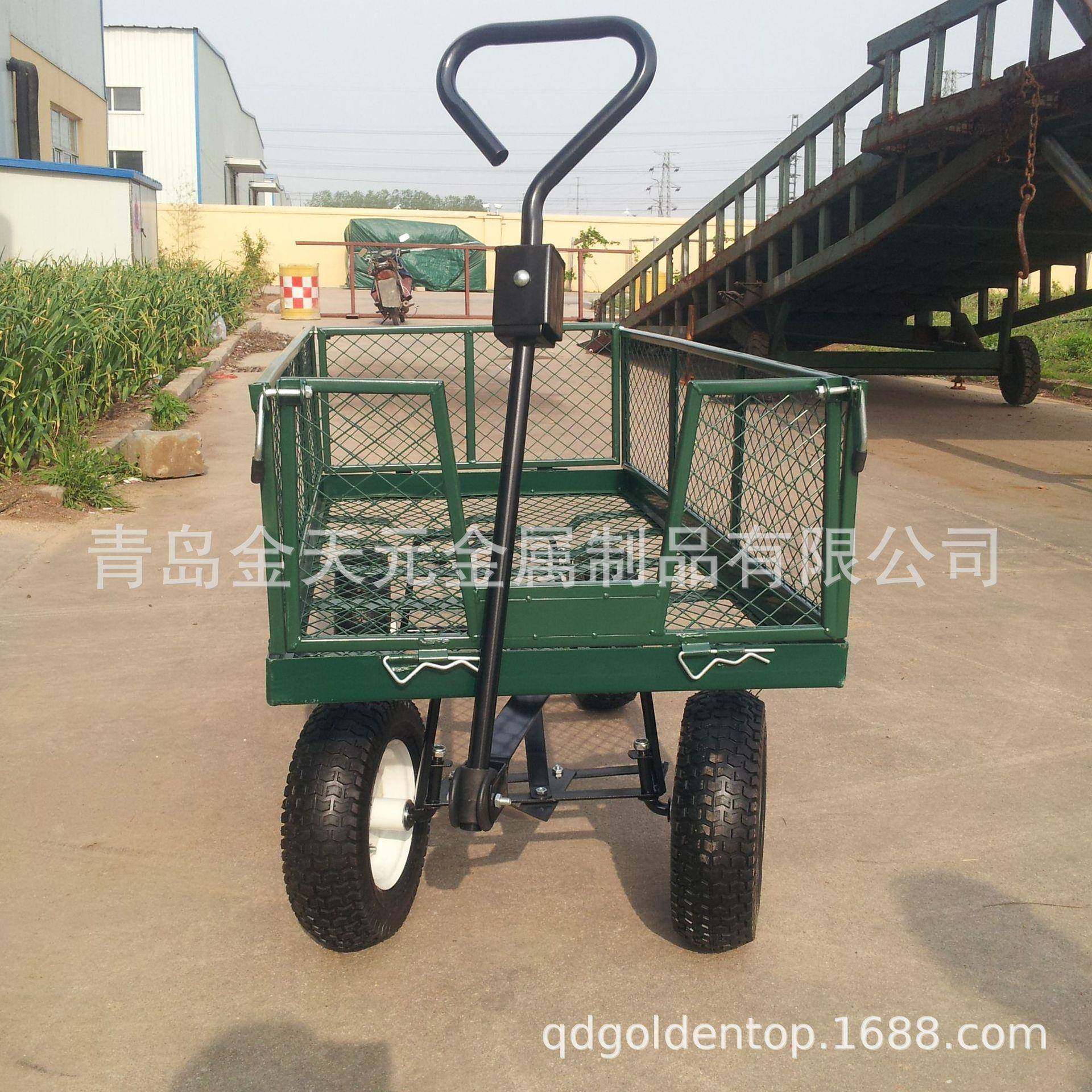 园艺折叠工具网车花园多功能垃圾清扫网车带框拉货车物料搬运车,淘宝优惠券,粉丝福利购,淘宝优惠卷
