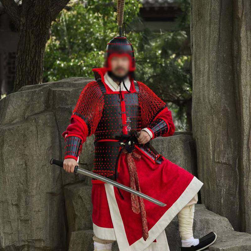 新款古代盔甲服装可穿表演服将军士兵演出服影视舞台演出衣服道具,淘宝优惠券,粉丝福利购,淘宝优惠卷