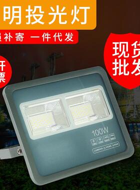 亚明LED投光灯战狼款户外招牌投光灯照明防水隧道泛光投光灯