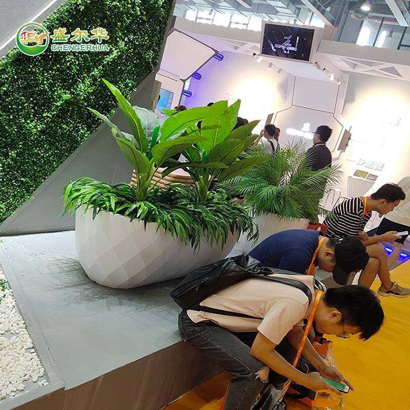 创意外户商场玻璃钢花盆售楼处花瓶花槽异形酒店花钵装饰美陈,淘宝优惠券,粉丝福利购,淘宝优惠卷