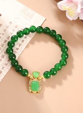 仿水晶手链 新款如日方升手链手串小众设计复古气质时尚简约饰品