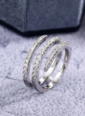 Huitan Fashion Surround Shaped Finger Rings for Women Shiny