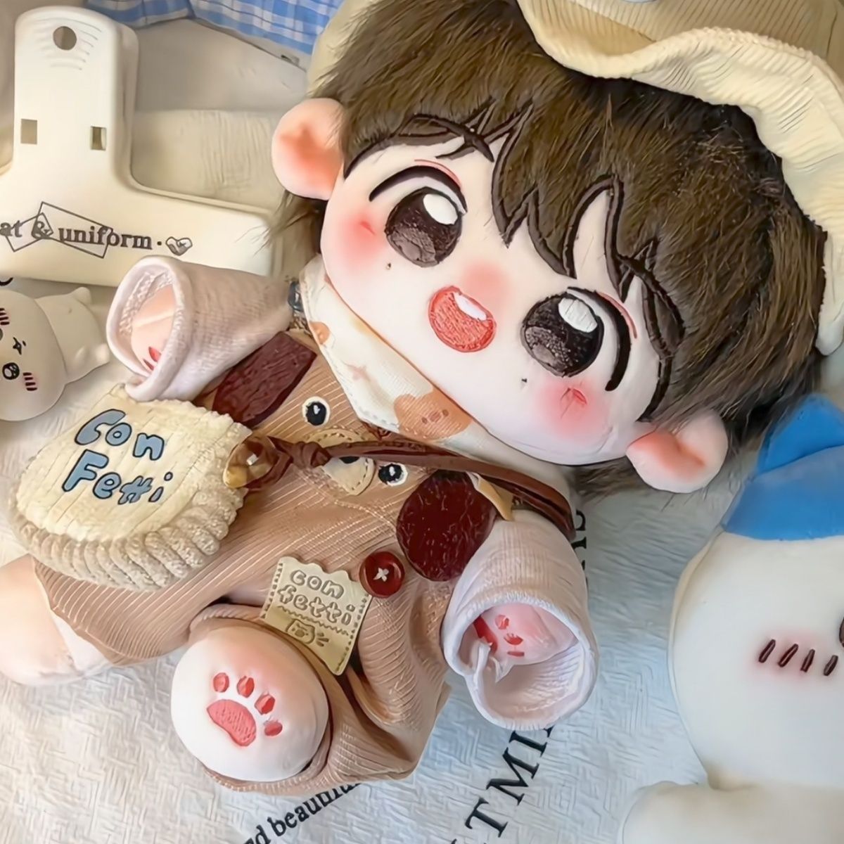 原创渝丸丸逆爱梓渝棉花娃娃20cm可爱明星周边玩偶公仔送朋友礼物 - 图3