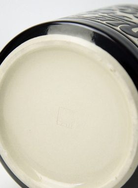 磁州窑收纳毛笔笔筒陶瓷艺术品摆设文房四宝复古笔筒中式创意文具