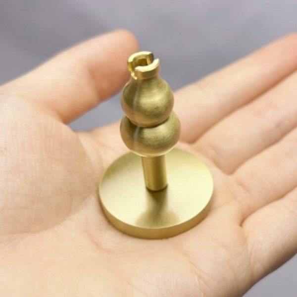 纯铜香插香座盘香架小葫芦香插迷你九孔香插线香坐支架香炉香托夹,淘宝优惠券,粉丝福利购,淘宝优惠卷