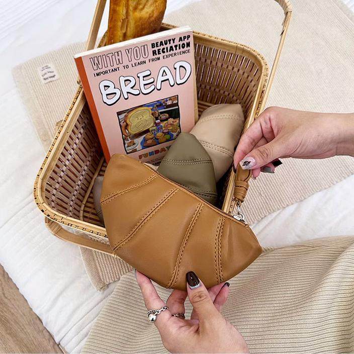 可颂零钱包小巧女复古简约零钱包口红耳机钥匙收纳包简约手拿包,淘宝优惠券,粉丝福利购,淘宝优惠卷