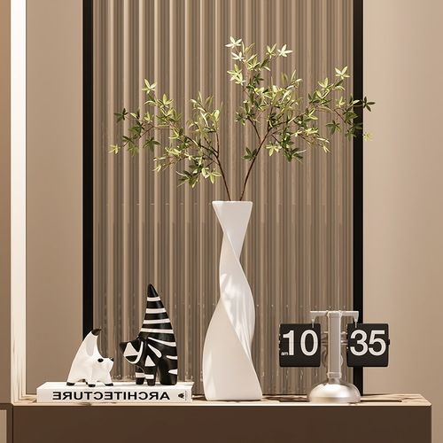 轻奢高档玄关入户摆件高级感客厅鞋柜隔断屏风柜小众艺术软装饰品 - 图2