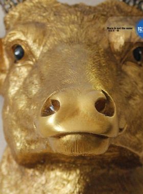 新房创意家居 树脂鹿头墙饰壁挂 新房婚房书房摆设摆件