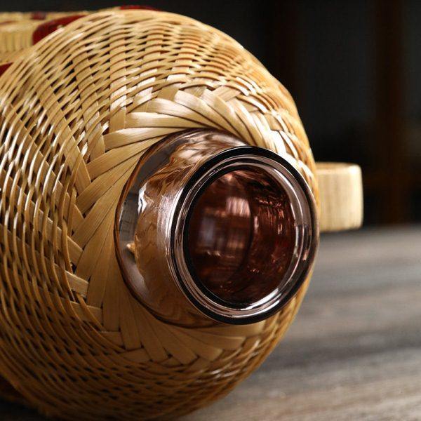 竹编热水瓶家用老式传统真空热水壶玻璃内胆复古开水瓶茶室保温瓶,淘宝优惠券,粉丝福利购,淘宝优惠卷