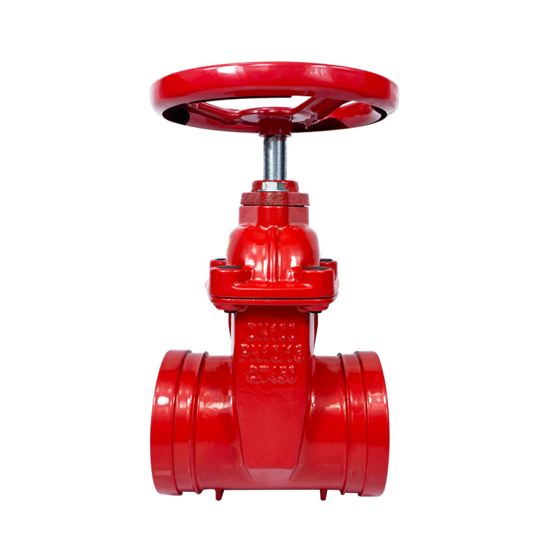 沟槽闸阀DN100消防阀门软密封暗杆Z85铸铁管道卡箍式手动开关筏门,淘宝优惠券,粉丝福利购,淘宝优惠卷