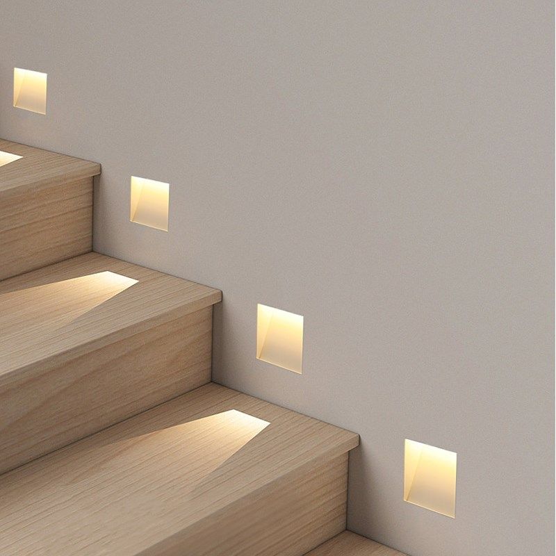 无边框预埋地脚灯楼梯踏步灯人体感应梯步墙角壁灯过道氛围夜暗藏,淘宝优惠券,粉丝福利购,淘宝优惠卷