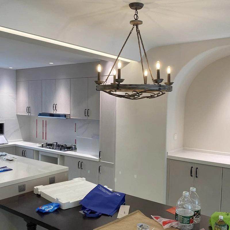 美式复古工业风木艺车轮吊灯客厅灯餐厅灯饰设计师卧室别墅灯具,淘宝优惠券,粉丝福利购,淘宝优惠卷