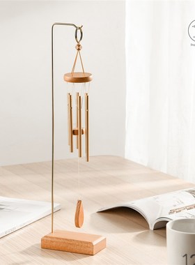 多巴胺桌面音乐风铃欧式手工实C木金属家装摆件减压小清新礼品