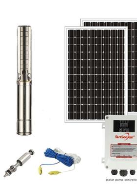永磁无刷直流潜水泵大功率大流量光伏太阳能水泵solarpump