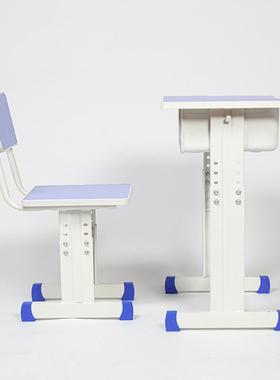 中小学双轨道升降桌椅学校辅导班培训班学习书桌课桌成套三色