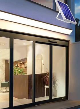 太阳能庭院户外防水壁灯别墅花园院子门口门前照明室外免布线壁灯