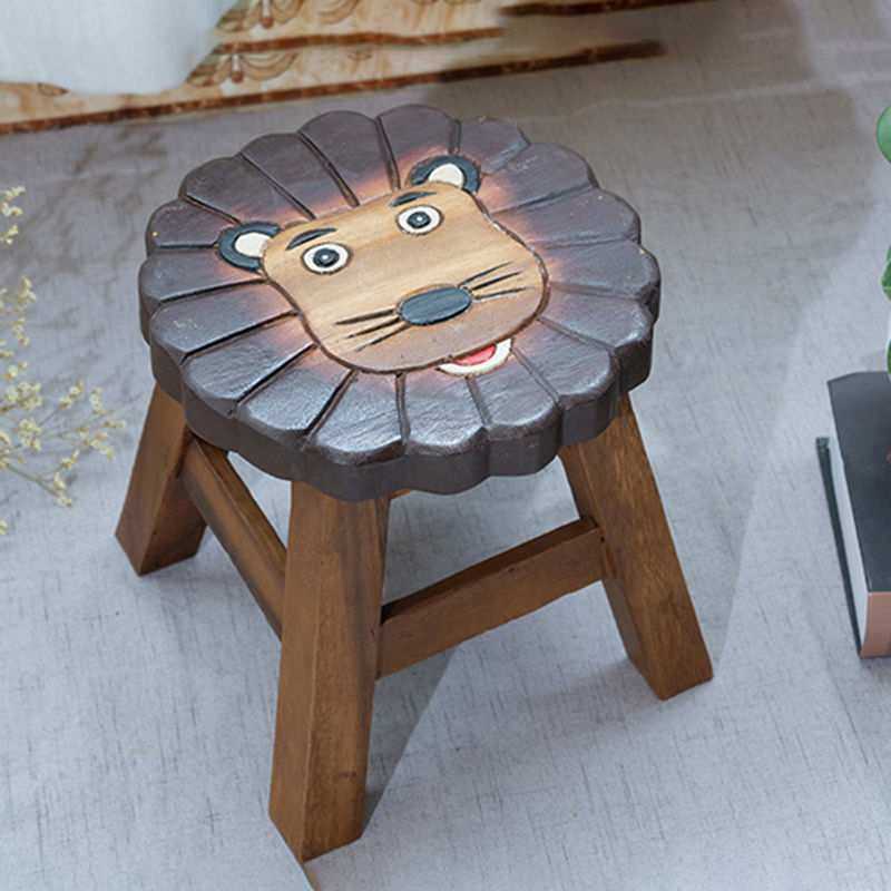 家居实木凳子卡通儿童凳可爱卡通动物小板凳家用换鞋实木凳子,淘宝优惠券,粉丝福利购,淘宝优惠卷