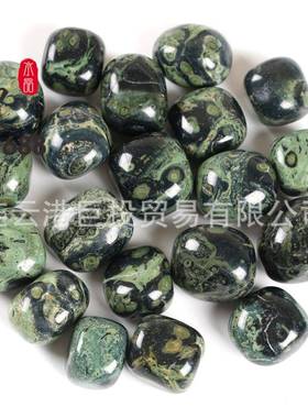 雀眼石滚石摆件大颗粒孔雀眼碎石查克拉跨境电商供货装饰鱼缸