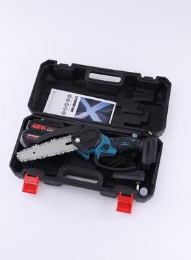 手持有刷无刷修枝锯伐木单手锯园林木工锯电链锯4寸6寸锂电锯