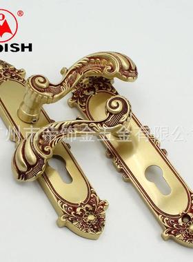 欧式门锁纯铜仿古室内门锁全铜实木门锁别墅卧室房门锁执手锁