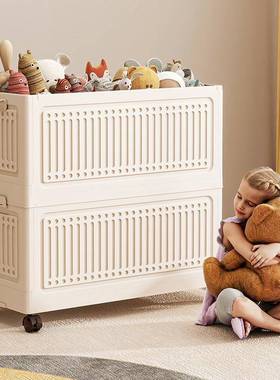 衣服收纳箱家用大容量翻盖卧室衣物被子整理箱可折叠收纳柜储物柜