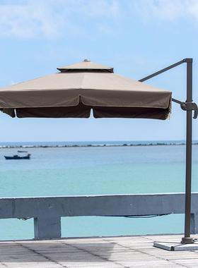 户外遮阳伞庭院伞别墅院子花园太阳伞商用外摆摊户外伞室外罗马伞