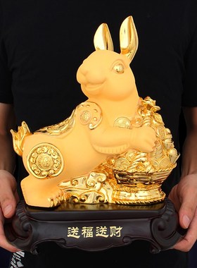 十二12生肖沙金鼠牛虎兔龙蛇马羊猴鸡狗猪中式摆件大号工艺品摆件